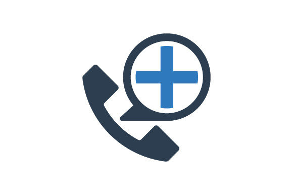 Emergency Medical Support Icon Graphics