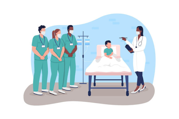 Medical Internship 2D Vector Web Banner
