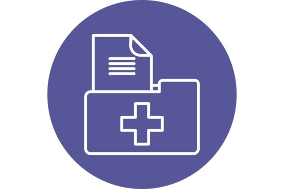 Medical Line Circle Icon Design Graphics and Icons