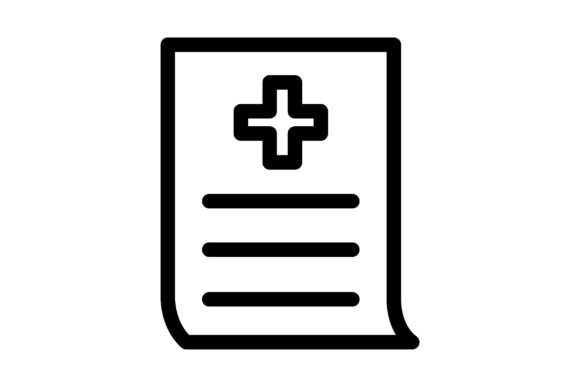 Medical Report Icon Template Design Graphics and Icons