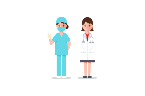 Nurse Doctor Embroidery Design