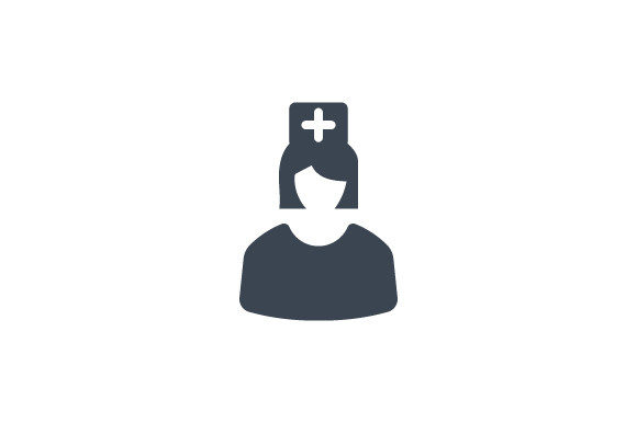 Nurse Healthcare Icon for Graphics and Icons