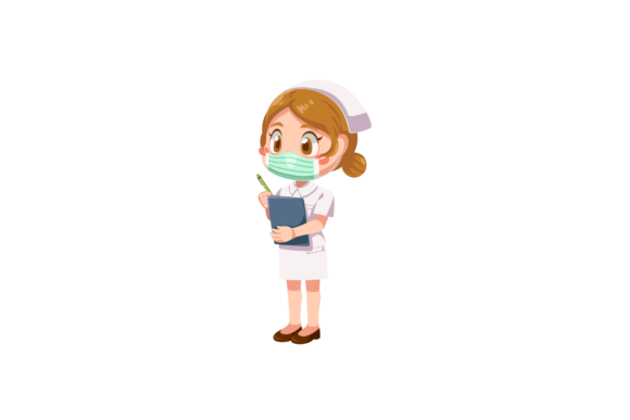 Nurse is at Work Graphics