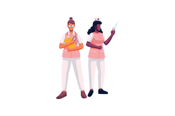Nurse Practitioner Vector Arts: Graphics for Editorial & Web Use