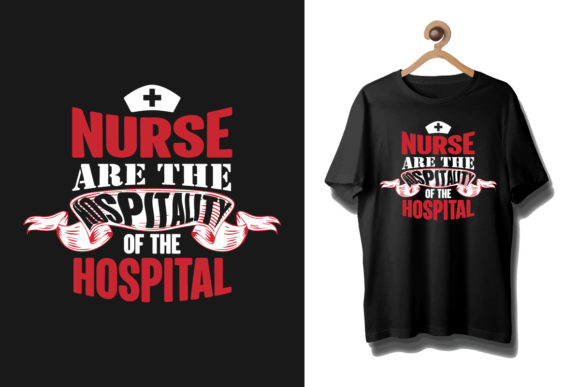 Nurse Typography T-Shirt Design Template