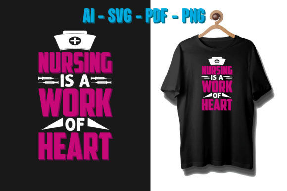 Nurse Typography Template T Shirt Graphics