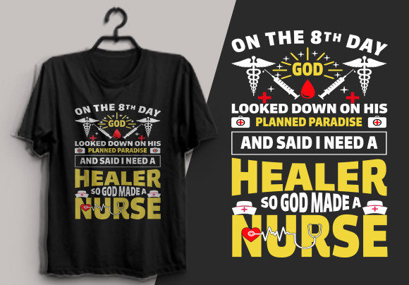 On the 8th Day God Looked Down: Graphics & Print Templates