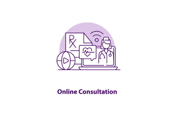 Online Consultation Creative Icon